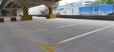 西安地下停車場劃線哪家好？停車場車庫車位劃線哪家好？