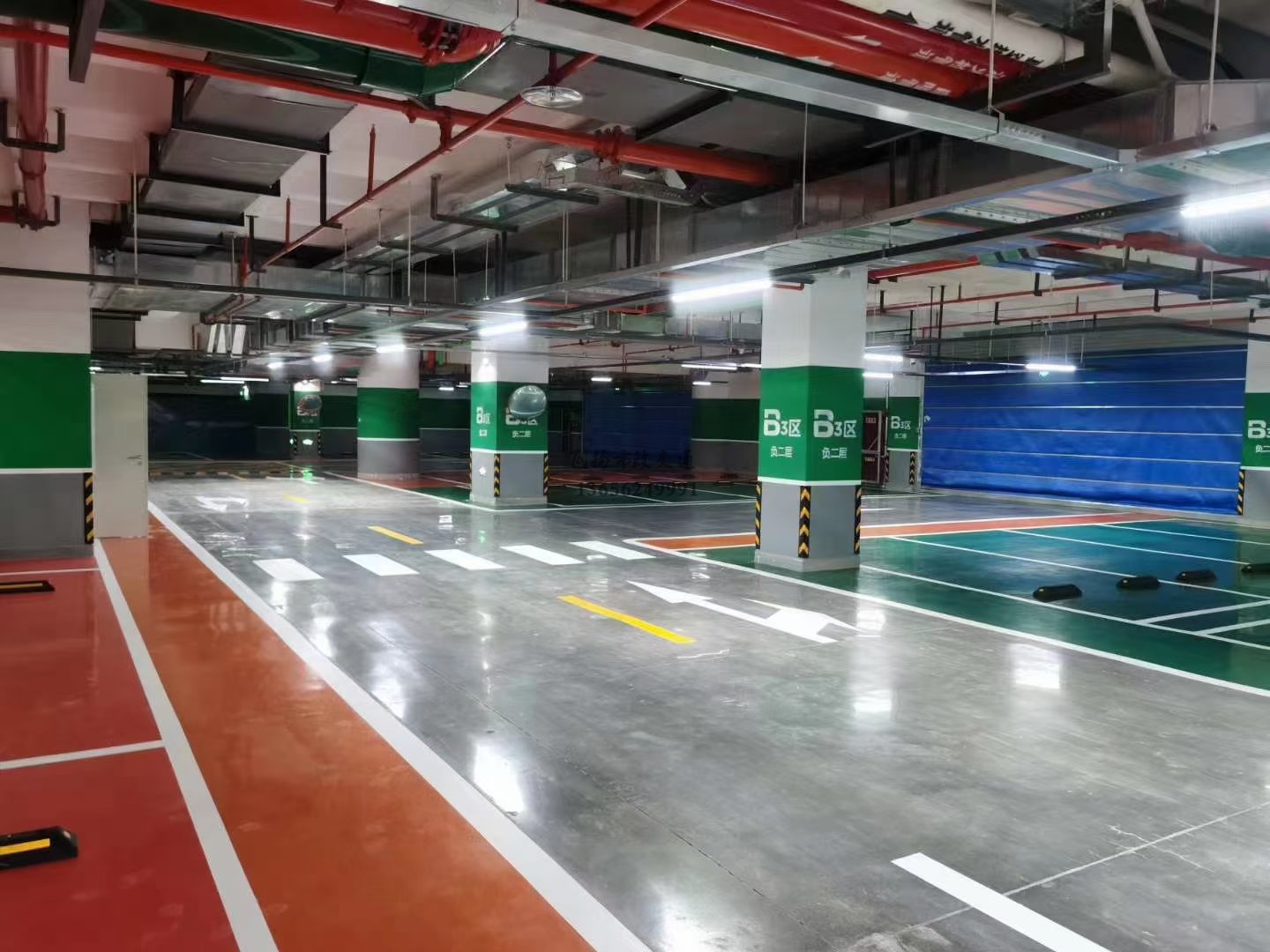 蘇州大型車庫停車場冷涂劃線施工方案做法內(nèi)容?