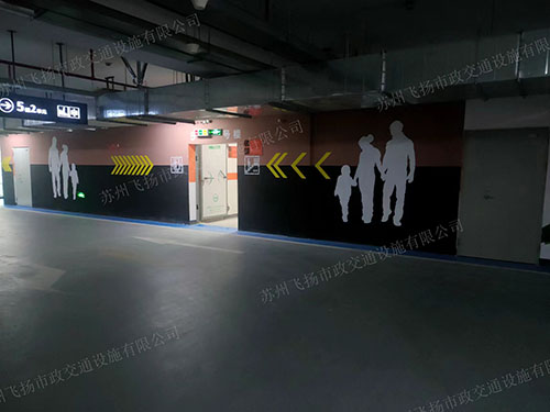 泰州停車位劃線_泰州車庫劃線-云錦香都車位劃線案例 泰州停車位劃線_泰州車庫劃線-云錦香都車位劃線案例